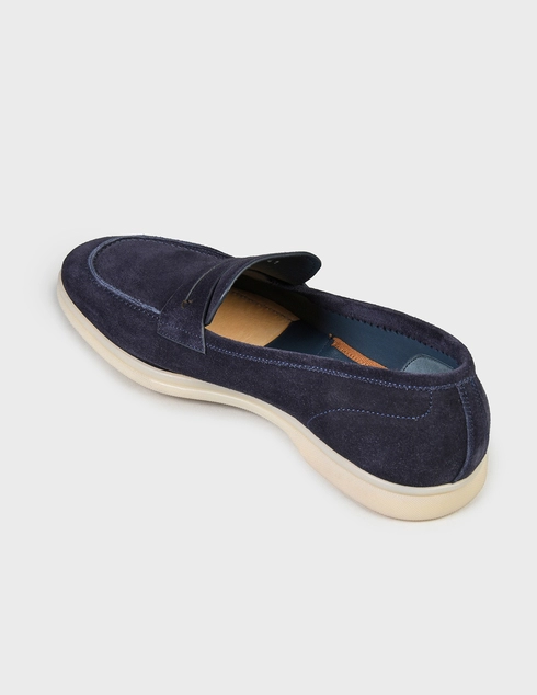 мужские синие Лоферы Fabi 0255-blue - фото-2