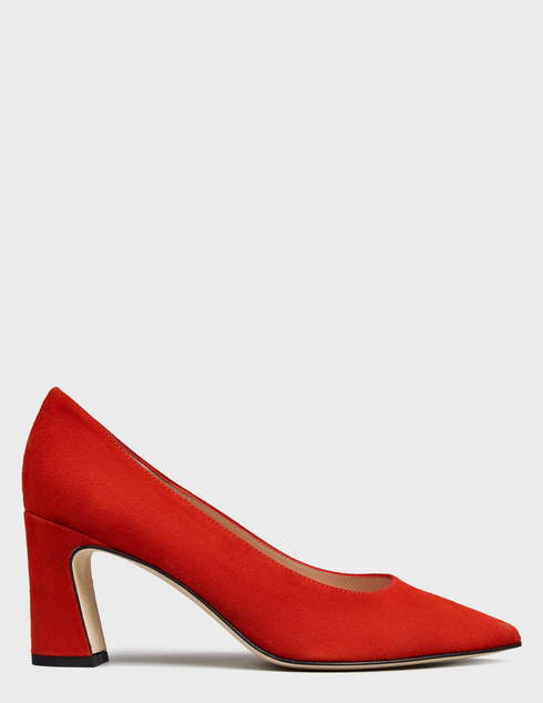 женские красные замшевые Туфли Status r4600_red - фото-5