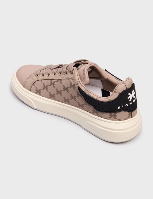 женские бежевые Кеды John Richmond 32501-logo_beige - фото-2
