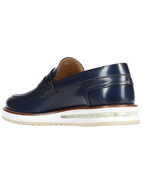 мужские синие Лоферы Barleycorn 1-blue - фото-2