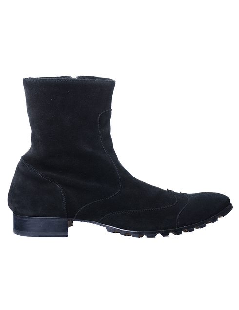 мужские черные Ботинки Rodolfo Zengarini 6910_black - фото-2