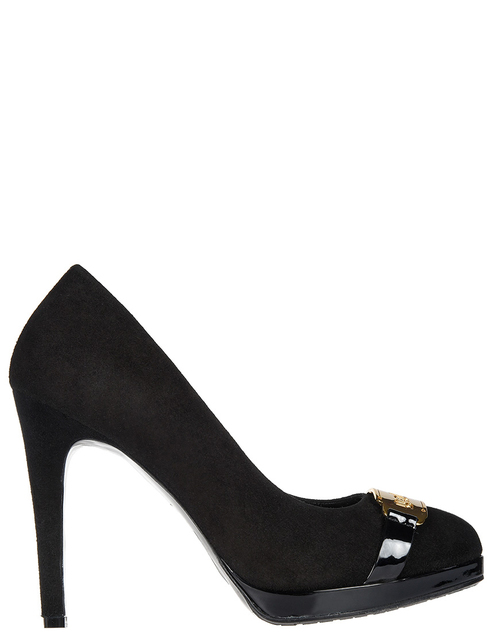 женские черные замшевые Туфли Galliano 1115_black - фото-5