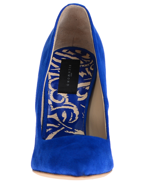 женские синие замшевые Туфли John Richmond 5863_blue - фото-5