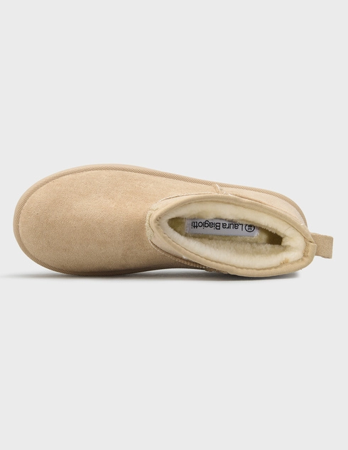 бежевые женские Угги Laura Biagiotti 9264_beige 5727 грн