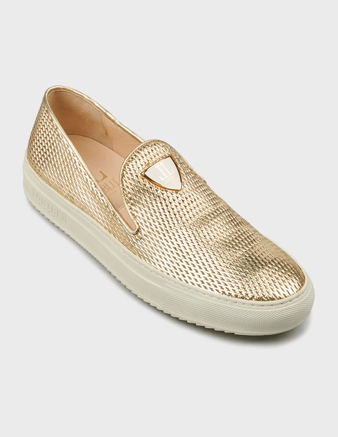 золотые Слипоны Loriblu AGR-0823-gold