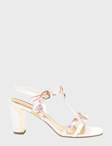 

Босоножки, Белый;принт