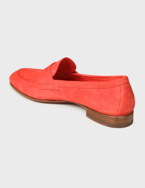 женские коралловые Лоферы Santoni WUSM57616BI3SLCPR37-coral - фото-2