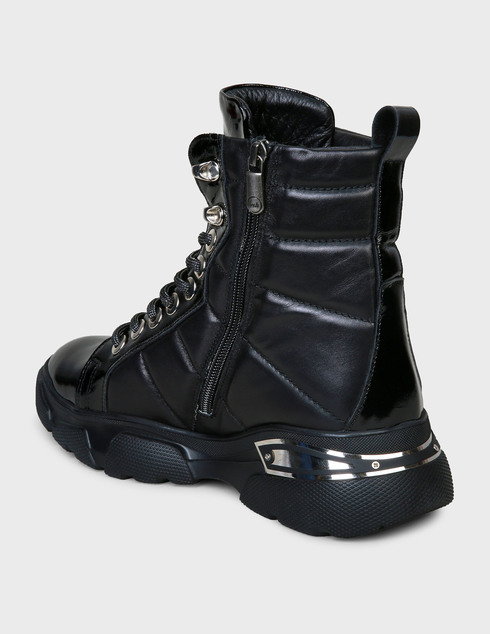 женские черные Ботинки Lab Milano 1290-black - фото-2