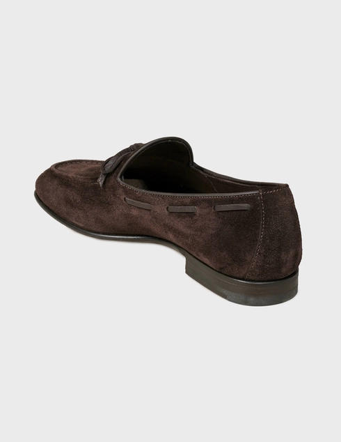 мужские коричневые Лоферы Santoni MCCG13904LA3SROVT50-brown - фото-2