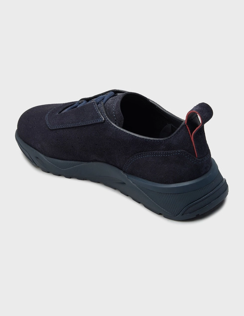 мужские синие Кроссовки Santoni MBIM22032-033_blue - фото-2