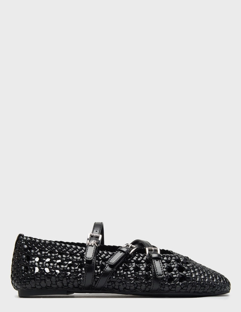 женские черные  Балетки Michael Kors 40S6IDFP1L_black - фото-5