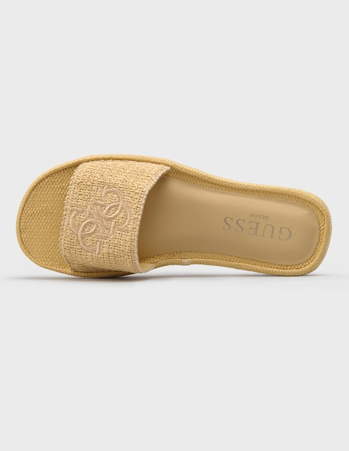 бежевые женские Шлепанцы Guess E6GZ08WQ730-G1G1_beige 3938 грн