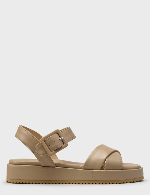 женские бежевые кожаные Сандалии Luca Grossi 928_beige - фото-5