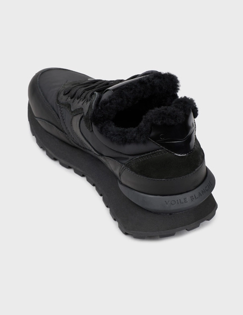 мужские черные Кроссовки Voile Blanche 7974-07_black - фото-2