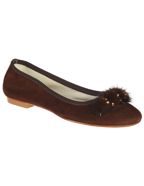коричневые Балетки Ballerina 508_brown