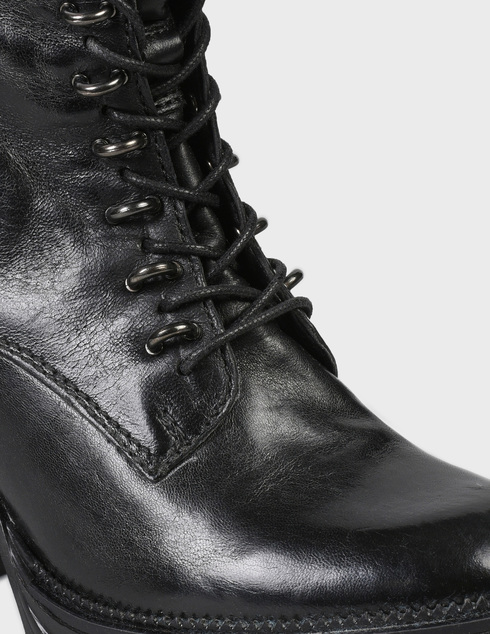 женские черные кожаные Ботинки MJUS 570216-black - фото-5