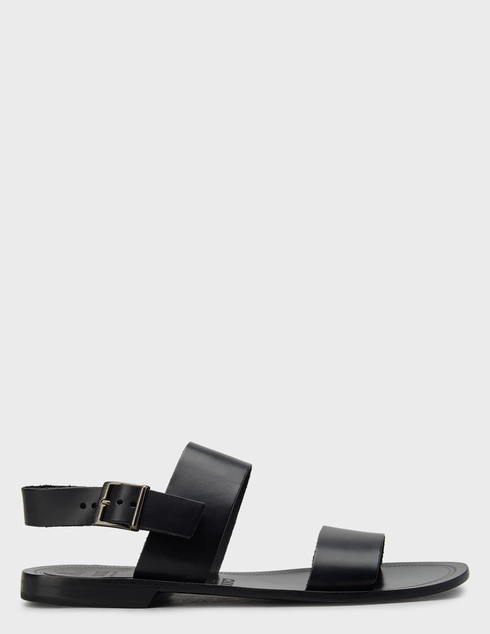 женские черные кожаные Сандалии Loriblu LBU10281_black - фото-5
