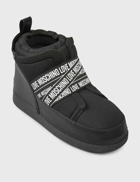 черные Ботинки Love Moschino 24052-logo-black