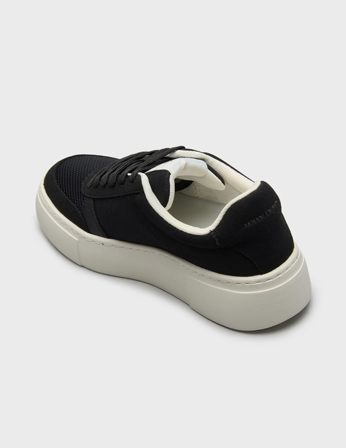 женские черные Кеды Armani Exchange XW002788-AF23057-UC001_black - фото-2