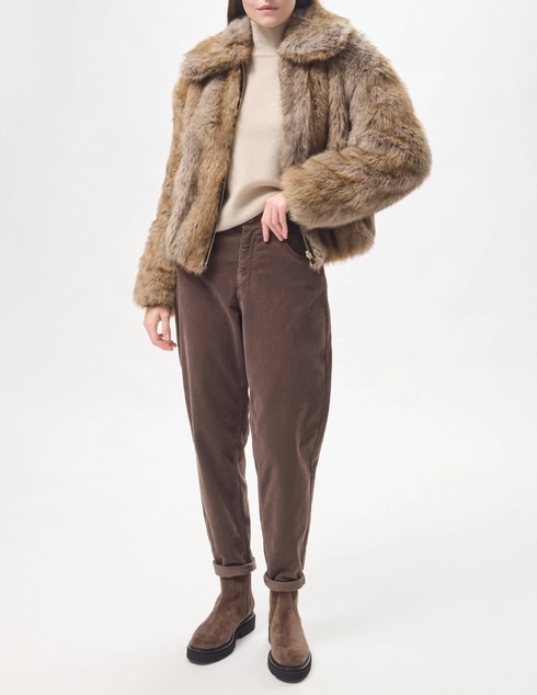 Icona LE008-fur-revers_brown фото-7