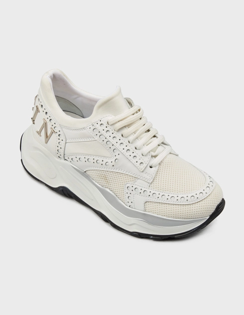 белые Кроссовки Philipp Plein 1246_white
