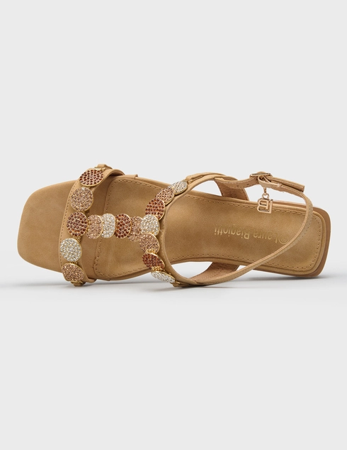 бежевые женские Босоножки Laura Biagiotti 9719-NB-camel_beige 6854 грн