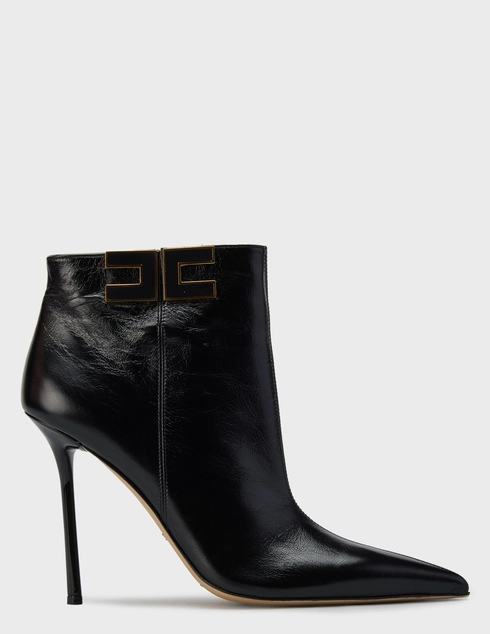 женские черные кожаные Ботильоны Elisabetta Franchi SA-91B-57E2-V870-110 - фото-5