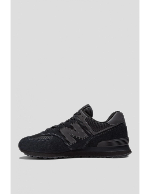 мужские черные Кроссовки New Balance ML574EVE-black - фото-2