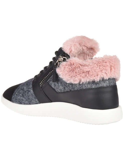 женские черные Кроссовки Giuseppe Zanotti 80008001_black - фото-2