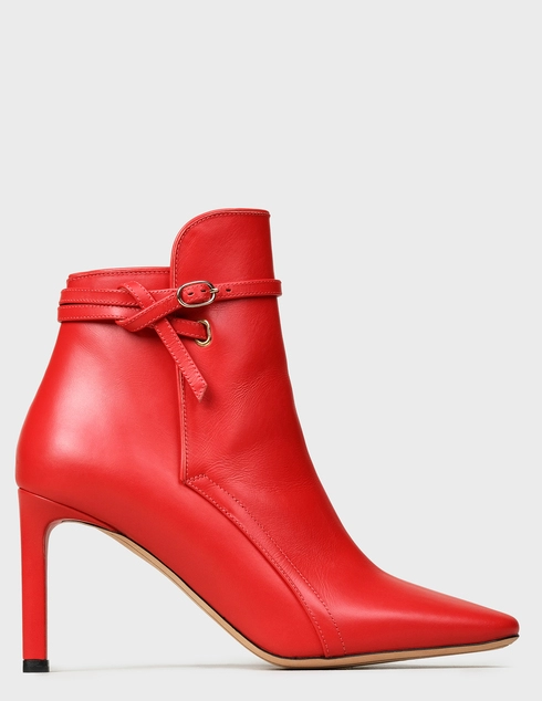 женские красные кожаные Ботильоны Nina Ricci NR31050A-08051-red - фото-5