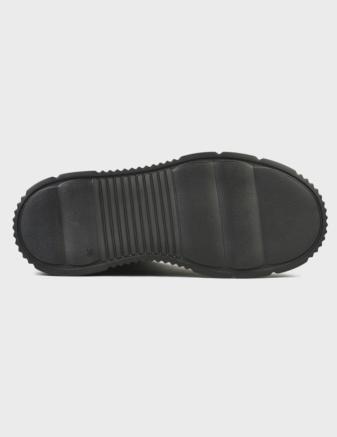 женские черные кожаные Ботинки Pertini 212W31382D1 - фото-5