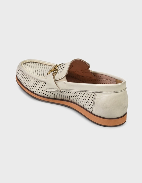 мужские белые Лоферы Roberto Serpentini RSHO4570B-white - фото-2