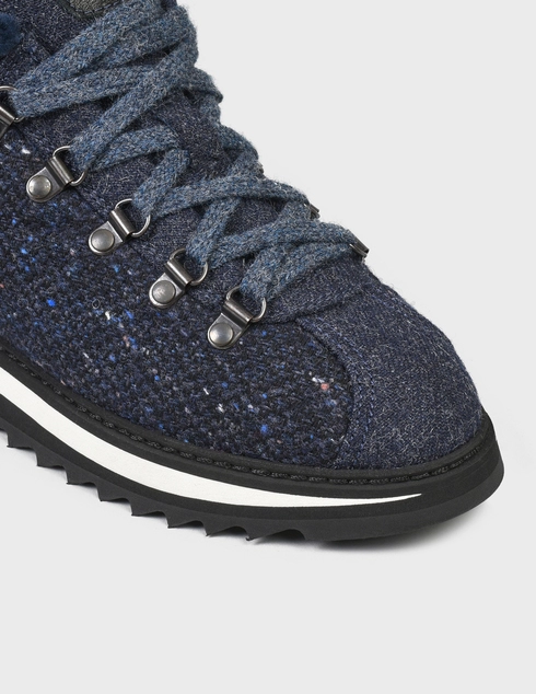 женские синие текстильные Ботинки Doucal'S 8366WINNPM48200-blue - фото-5