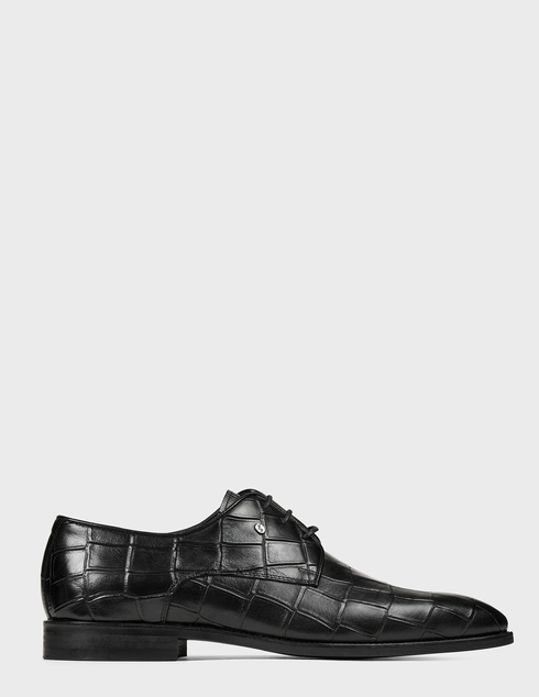 мужские черные кожаные Дерби Roberto Serpentini RSHO61414-black - фото-5