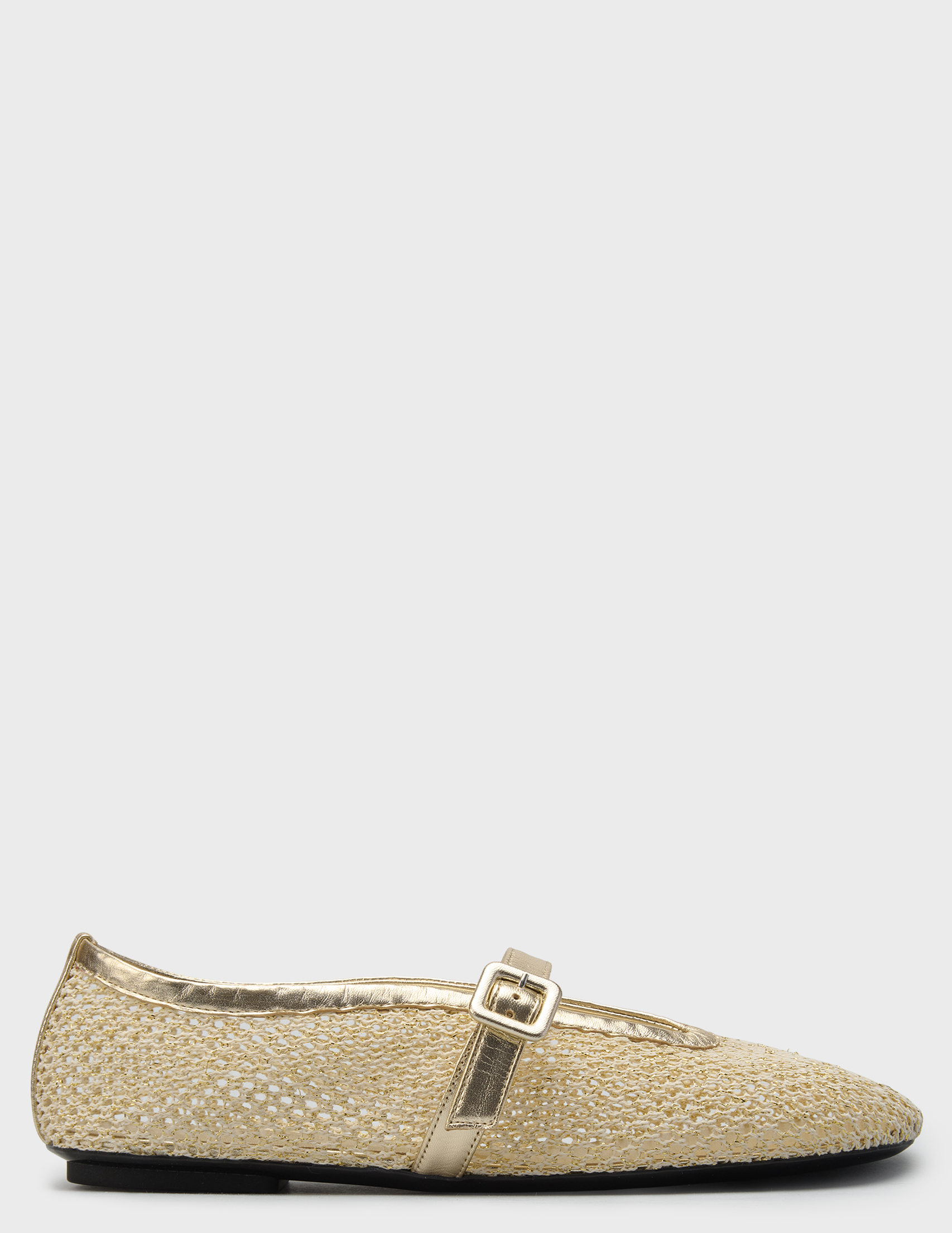 

Балетки, Бежевый;золотой