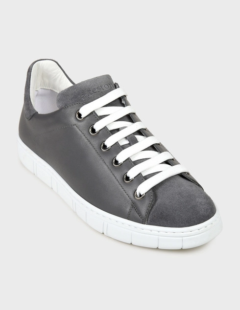 серые Кеды A.Testoni 7042-gray