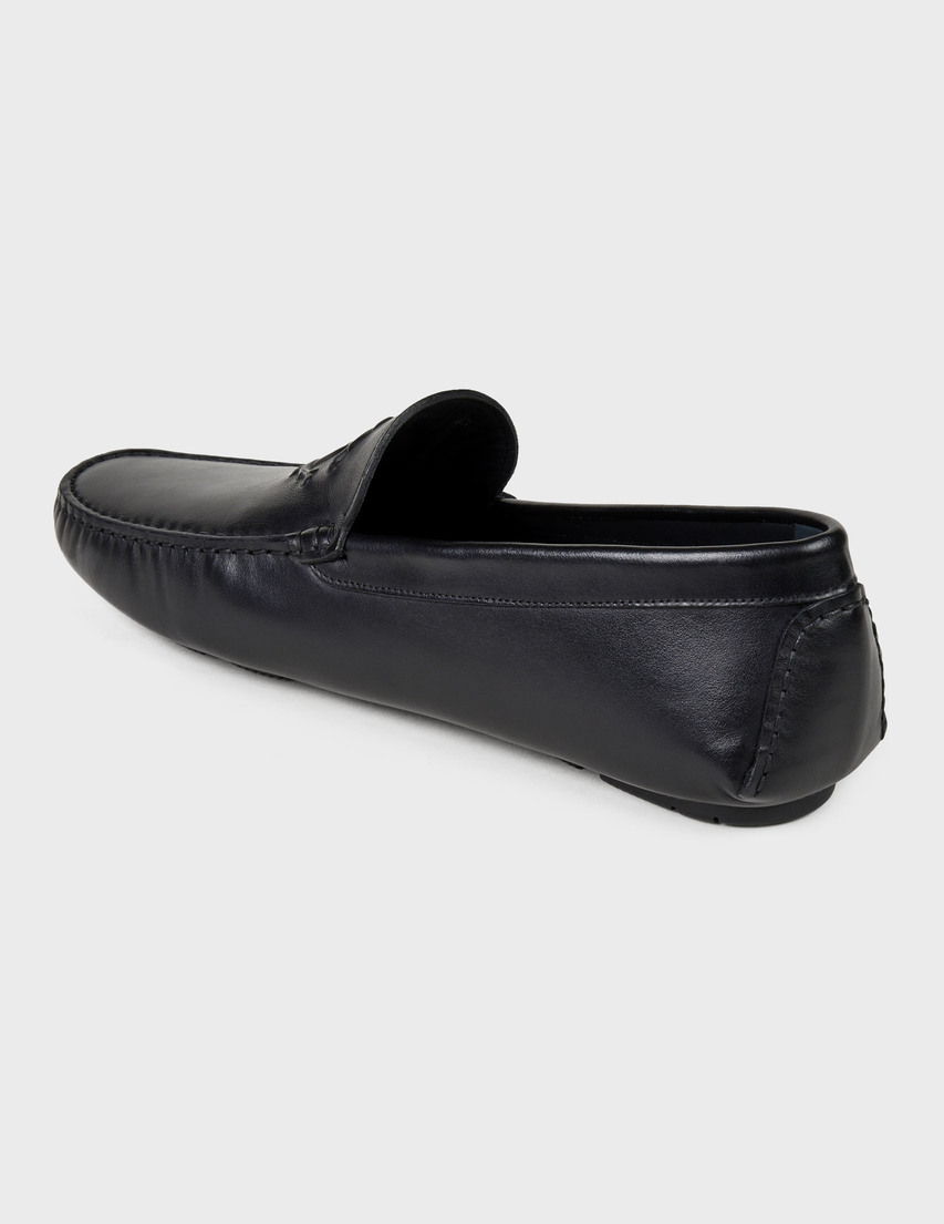 мужские черные Мокасины Roberto Cavalli 1025К-black - фото-2
