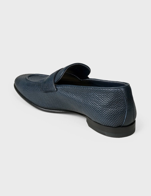 мужские синие Лоферы Pellettieri di Parma 395057G-138-99-blue - фото-2