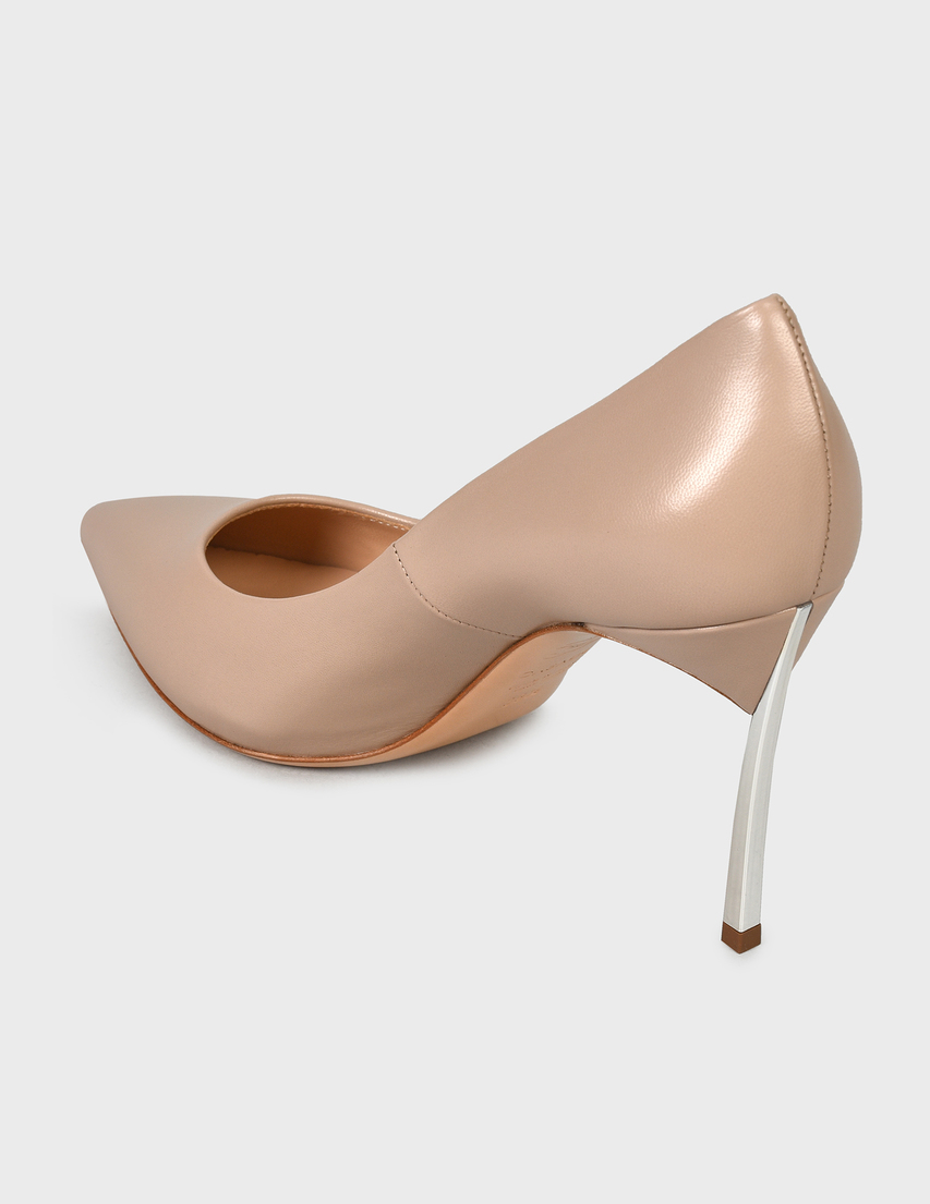 женские бежевые Туфли Casadei 115-beige - фото-2