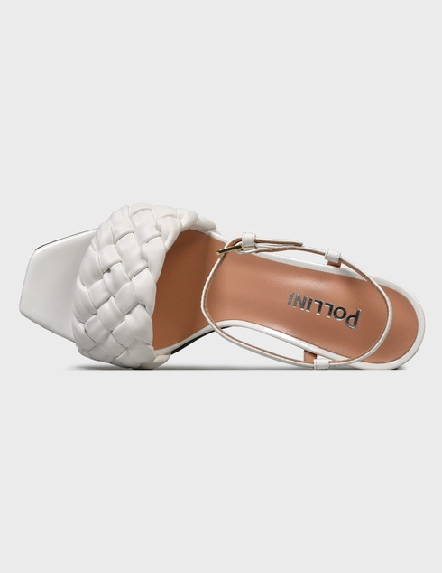 белые женские Босоножки Pollini 1628_white 10802 грн