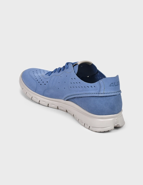 мужские голубые Кроссовки 4US Cesare Paciotti WV2-blue - фото-2