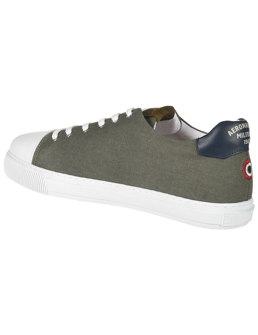 мужские зеленые Кеды Aeronautica Militare 191SC152CT2486_green - фото-2
