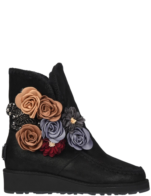 женские черные кожаные Ботинки Gianni Renzi 1345_black - фото-5