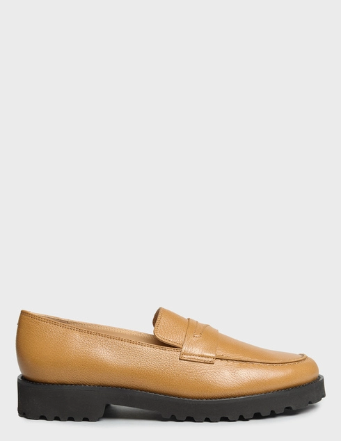 женские коричневые кожаные Лоферы Fabio Rusconi T3033-a-camel-_brown - фото-5