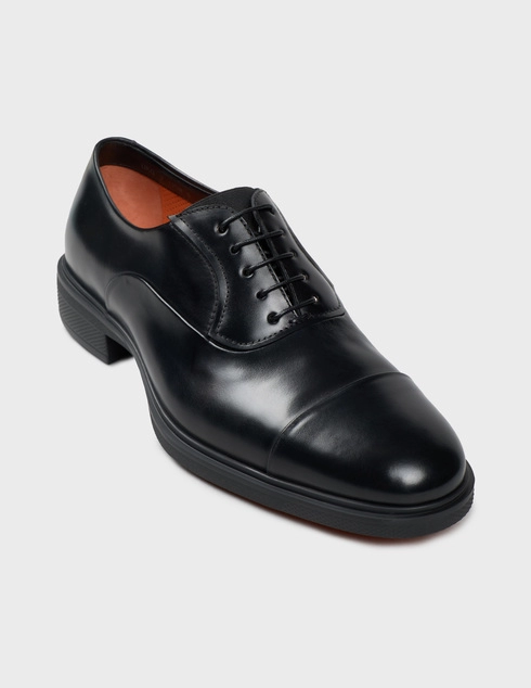 черные Оксфорды Santoni 18957_black