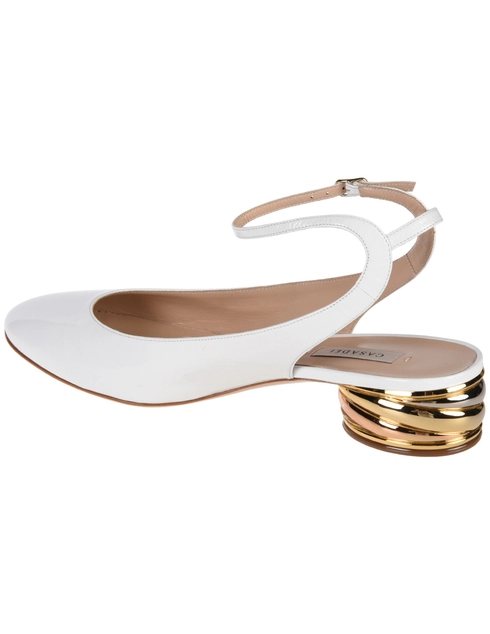 женские белые Босоножки Casadei 497_white - фото-2