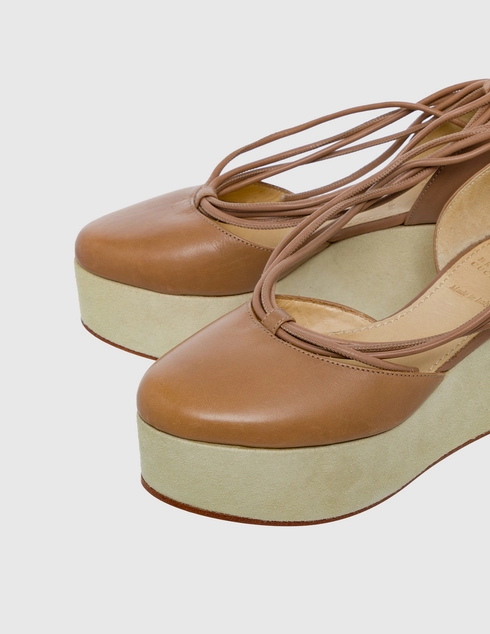 бежевые женские Туфли Brunello Cucinelli 135605-beige 16435 грн