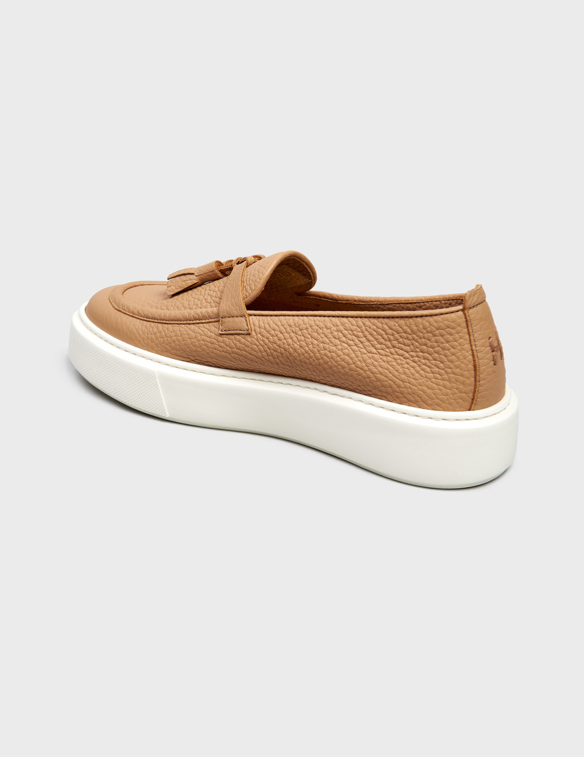 женские коричневые Лоферы Henderson Baracco AGR-Sofia-g1_beige - фото-2