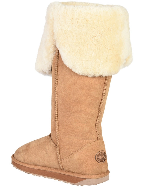 женские бежевые Угги Emu CHESNUTW10093_beige - фото-2