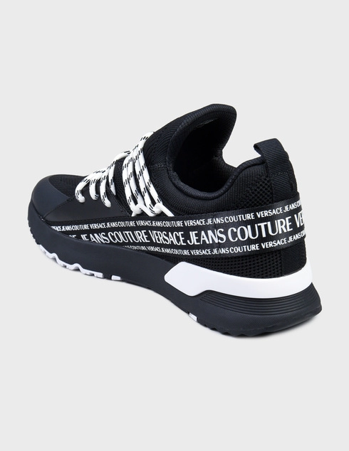мужские черные Кроссовки Versace Jeans Couture 74YA3SA3ZS446-899 - фото-2